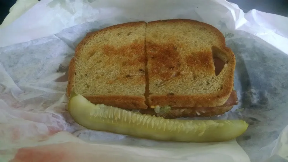 Grilled Ham & Cheese on Rye