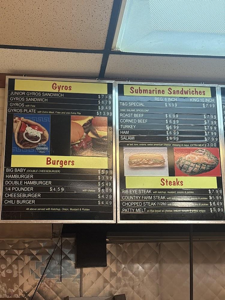 T & G Gyros Menu image 4