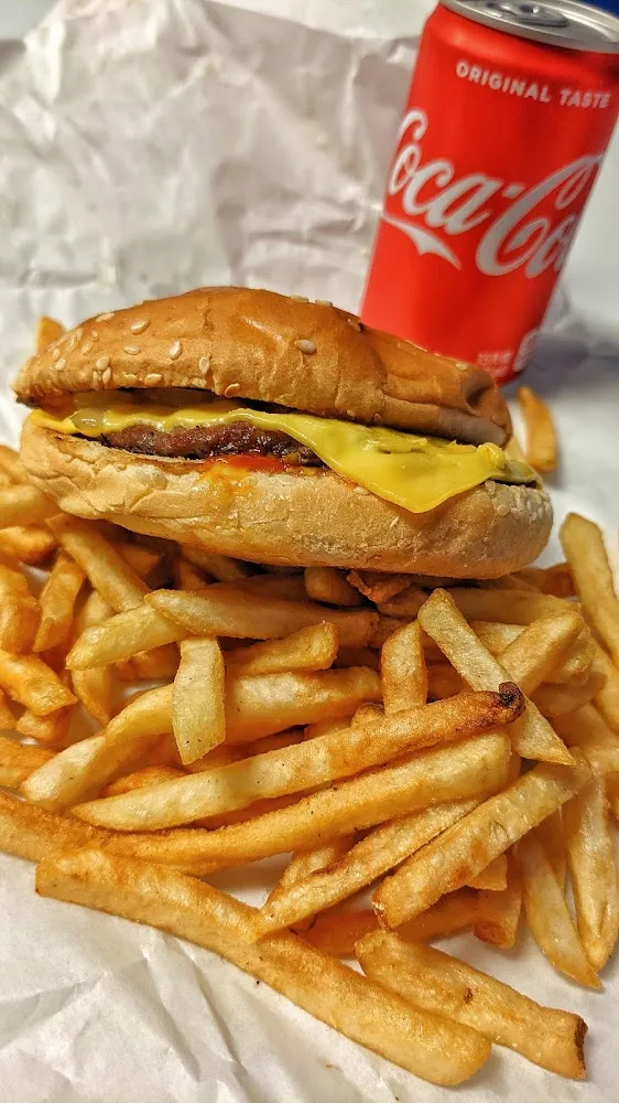 Number 7 Burger with Fries